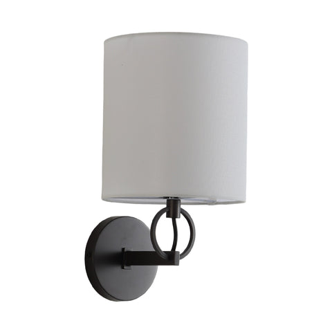 Metal Wall Light with Fabric Lampshade, LI210087 (Ver.2)
