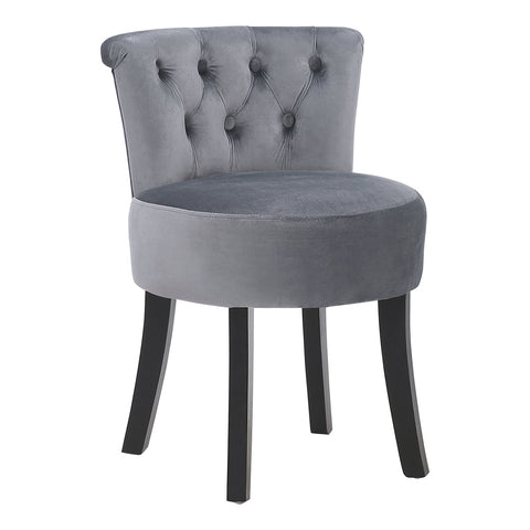 Livingandhome Modern Upholstered Buttoned Stool for Dressing Table, ZH0695