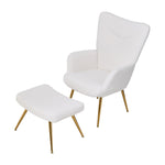 Accent Chair with Footstool Set, FL050141 (Ver.2)