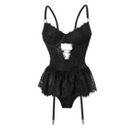 Sexy Bodysuit Lingerie Set with Garter Belt, CC060674 (Ver.2)