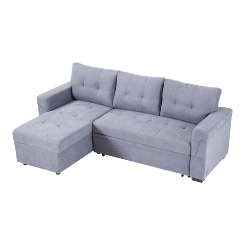 3-Seater Upholstered Corner Sofa Bed, XY0565XY0566 (Ver.2)