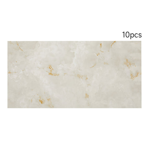 10Pcs Peel and Stick Marble Wall Stickers, SW0989 (Ver.2)