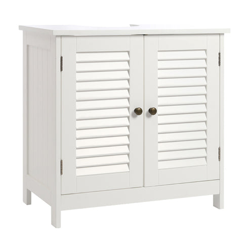 Under Sink Bathroom Cabinet 2 Shutter Door, FW050001
