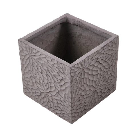 Cement Planter Flower Pot with Drainage Holes, WB0270 (Ver.2)