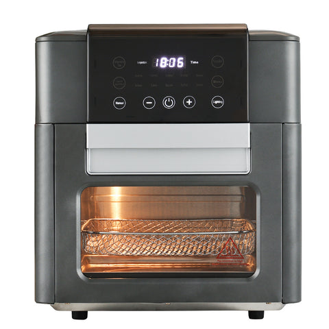 Livingandhome 12L Touchscreen Air Fryer Oven Black, DM0617
