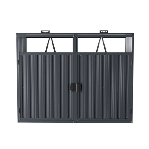 Outdoor Metal Garbage Can Garden Storage Shed, PM1645 (Ver. 2)