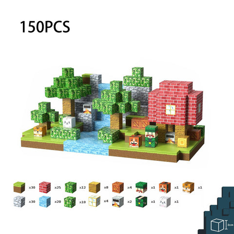 150Pcs Children Magnetic Building Blocks Toy Set, TE380012