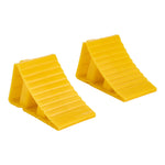 2 PCS Non Slip Wheel Chocks Tyre Saver With Handles, UR140001