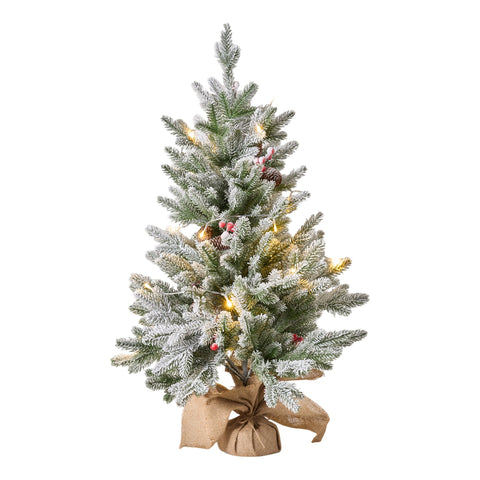 3FT/84CM Mini Christmas Tree with Lights, IF070040