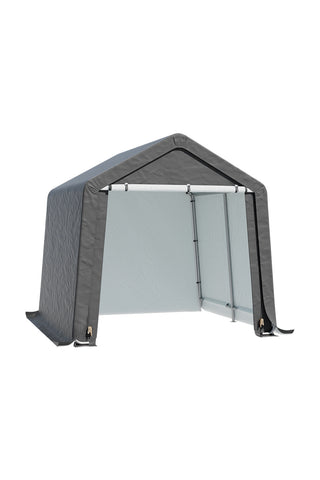 6x6FT Galvanized Tube Storage Shed, LG1353