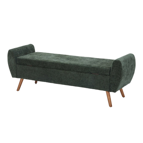Chenille Upholstered Storage Bench, FL050091 (Ver.2)