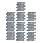 10 PCS Peel and Stick Marble Wall Tile Stickers, SW1119 (Ver.2)