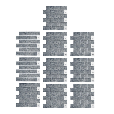10 PCS Peel and Stick Marble Wall Tile Stickers, SW1119