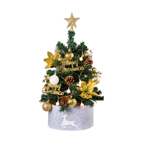 Tabletop Artificial Christmas Tree Decoration with String Light, IF070051