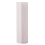 Origami Cylinder Pedestal Stand with Acrylic Tabletop, SC1057 (Ver.2)