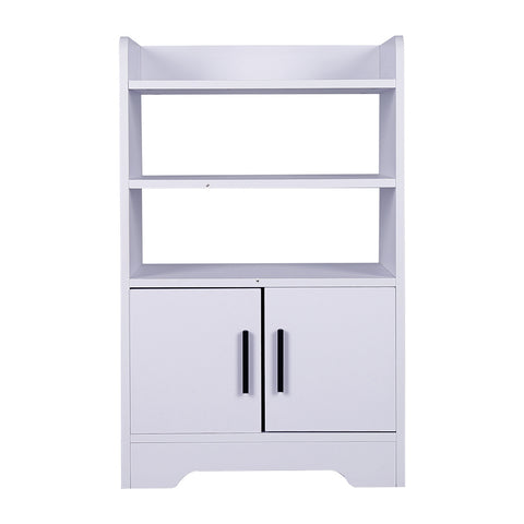 Livingandhome Contemporary Wooden Sideboard Cabinet with Open Storage, DM0556