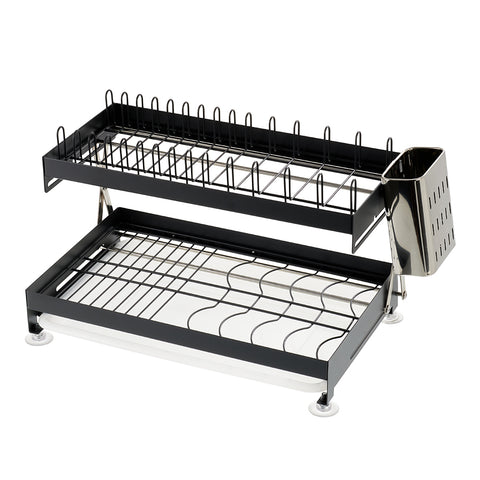 2-Tier Carbon Steel Dish Drainer, HM320010 (Ver.2)