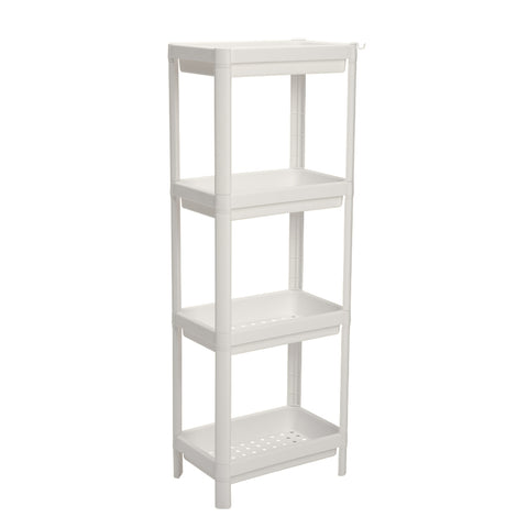 4-Tier Narrow Plastic Storage Rack, WM0119 (Ver.2)