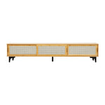 Wooden TV Sand with Sliding Doors, HO0032