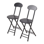 2Pcs Portable Foldable Dining Chairs, FD240034