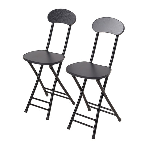 2Pcs Portable Foldable Dining Chairs, FD240034