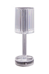 USB Cable Acrylic Transparent Dimmable Table Lamp Bedside Lighting Decor, SW0915
