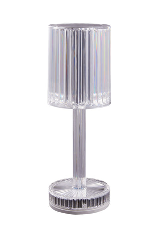 USB Cable Acrylic Transparent Dimmable Table Lamp Bedside Lighting Decor, SW0915