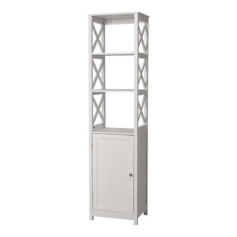 Freestanding Wooden Bathroom Tall Cabinet, FI0964