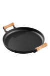 Dual-handle Round Cast Iron Skillet, WB0177