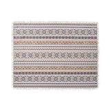 Bohemian Style Linen-Look Tablecloth with Tassels, HF390259