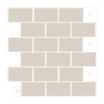 10Pcs Peel and Stick 1.2mm Backsplash Tiles, SW0905
