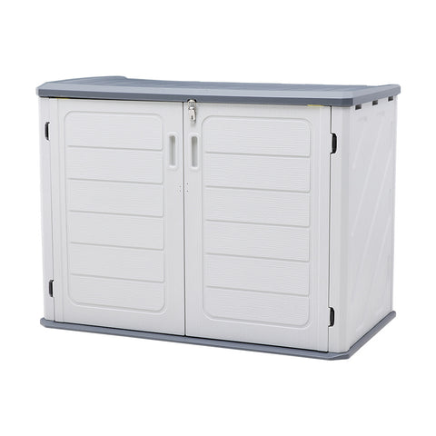 4 x 2ft Outdoor Resin Storage Shed, PM1639PM1640
