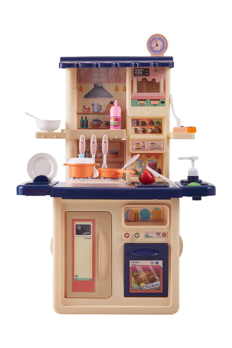 Toddler Kitchen Toy Playset with Real Sounds & Lights, FI1219 (Ver.2 ...