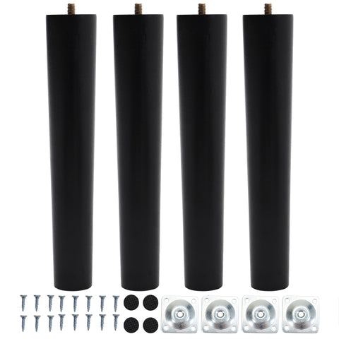 4Pcs Vertical Wooden Furniture Legs, FA250075