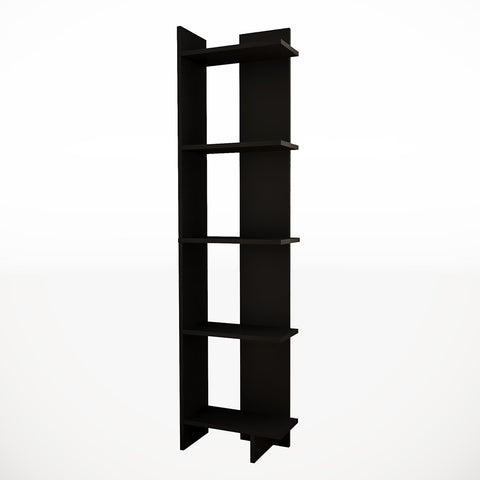 Industrial 5-Tier Corner Bookshelf Shelf Unit, FI0125