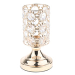 Livingandhome Decorative Gold Metal Ornate Candle Holder, WH0218
