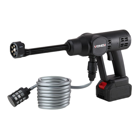 Electric Handheld Pressure Washer Cleaner with 2 Batteries, GT200048 (Ver.2)