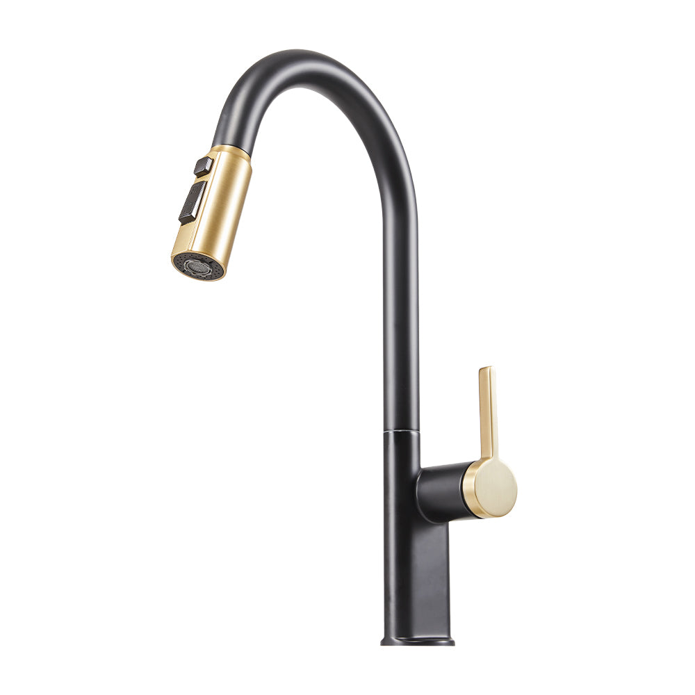 Pull-out Sprayer Retractable Kitchen Faucet with 3 Modes, DM0987 – EVER ...