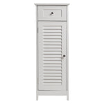 White Shutter Wooden Floor Cabinet, ZH1622