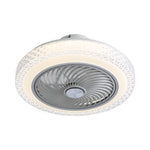 Livingandhome 20inch Acrylic Ceiling Mount LED Fan Light, DM0809