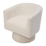 Upholstered Swivel Accent Armchair, XY0805