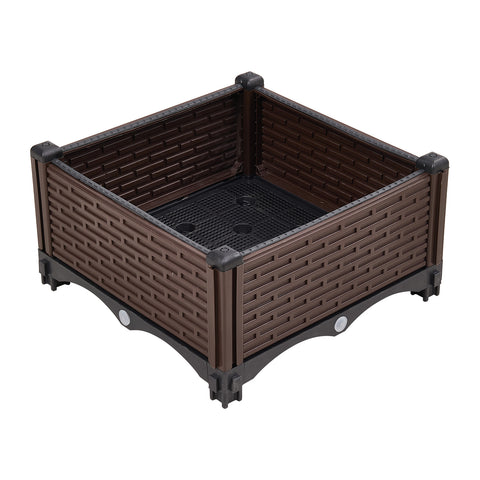 Plastic Raised Garden Bed Planter Box, GG190051 (Ver.2)