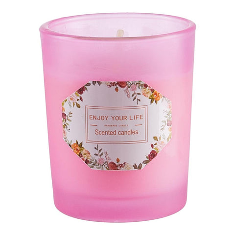 Lemon and Rose Soy Wax Scented Candle, SO0131 (Ver. 2)