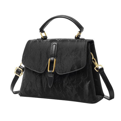 PU Suede Handbag with Shoulder Strap, CB300145