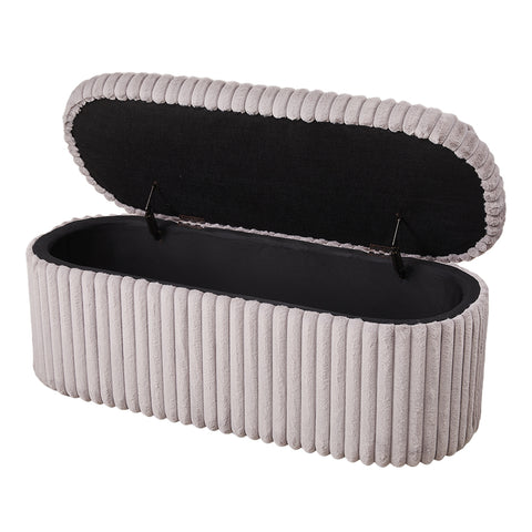 Corduroy Upholstered Storage Bench, ZH1771