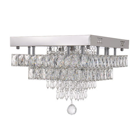 40W LED Double-Layer Crystal Ceiling Light with Droplets, LG1761 (Ver.2)