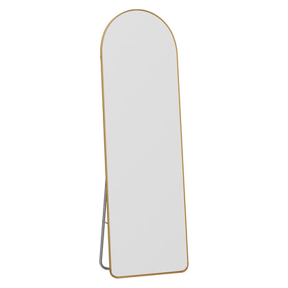 Modern Arched Metal Floor Mirror, SP3134