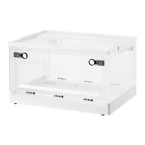 Visual Folding Storage Box with Wheels for Home Organizer, WZ0050