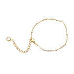 14K Gold Plated Chain Bracelets set, CA290001