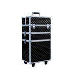 Sheonly 3in1 Diamond Pattern Cosmetic Makeup Train Case, DM0717